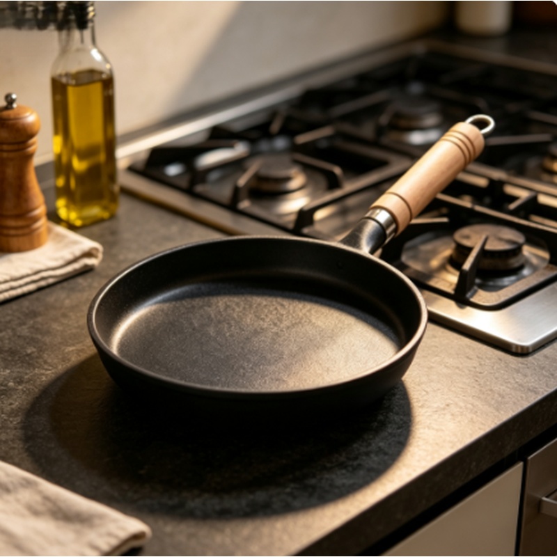 Dosa Pan Iron - 26cm 무코팅 주철 프라이팬 논스틱 크레페
