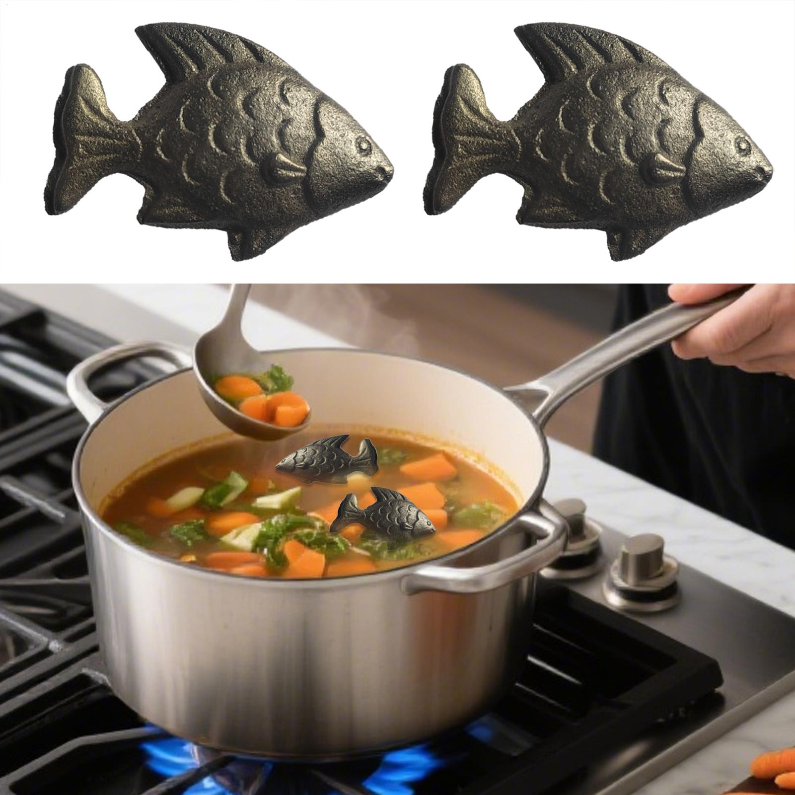 Home Cooking In - 철제 생선 요리 도구 천연 2개/세트,