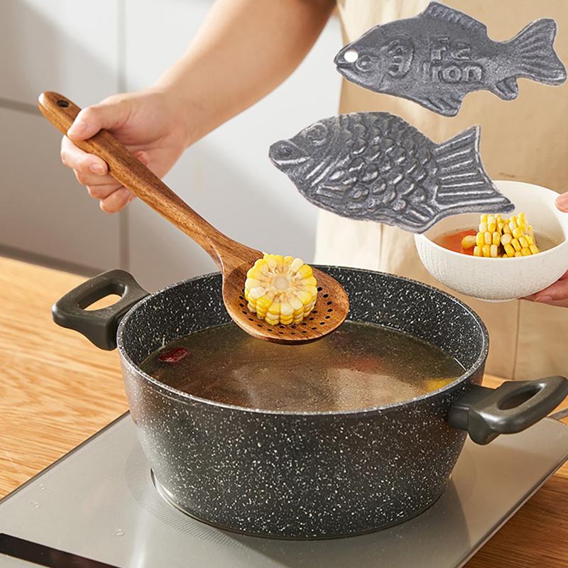 Dosa Pan Iron - ● 2Pcs 철제 물고기 천연 철분
