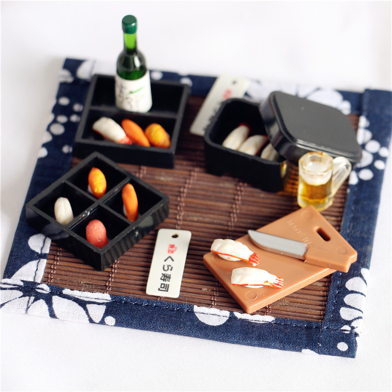 Home Cooking Japanese Food - Miniautre Sushi Dollhouse 미니 스케일 술