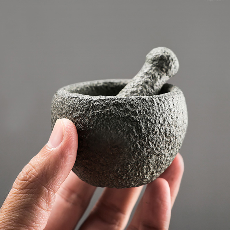 천연 화강암 절구 세트 수제 젠차 티펫 향신료 허브 분 - Mortar Pestle Granite 리뷰 및 가격