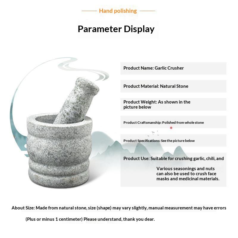 천연 화강암 절구와 절구봉, 고강도 광택 처리, 얼룩  - Mortar Pestle Granite 리뷰 및 가격