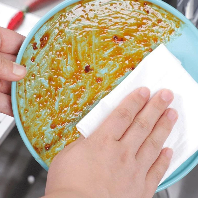 두꺼운 일회용 주방 타월 2개 대형 롤 식품 등급 강력 - Home Cooking Oil Disposal 리뷰 및 가격