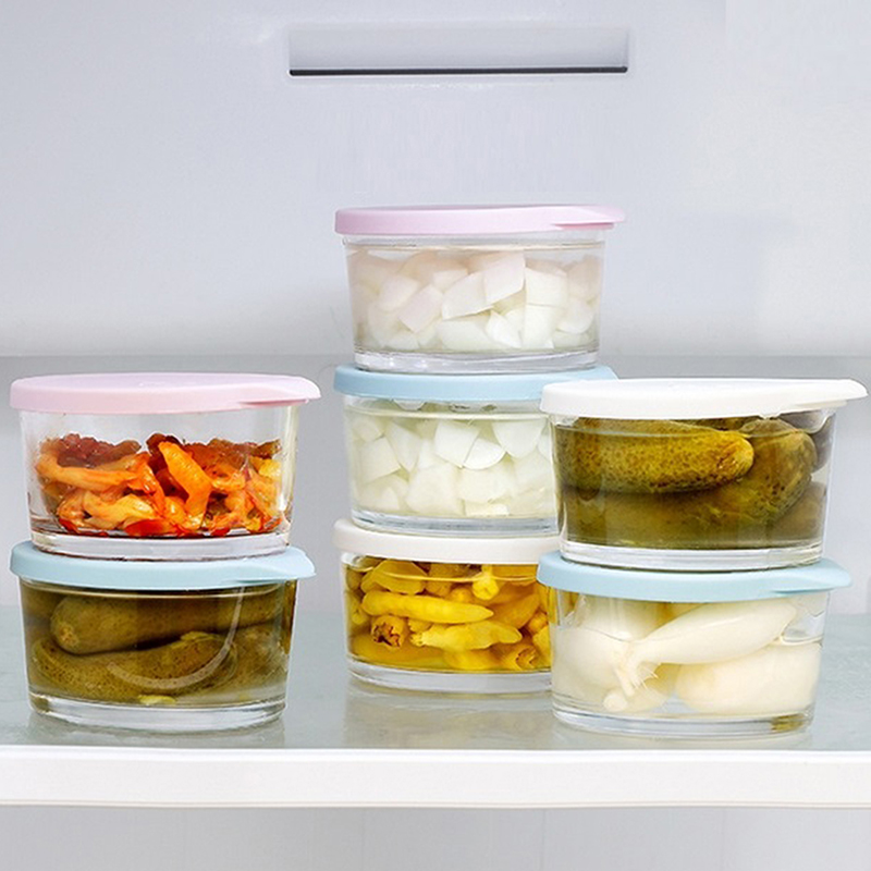 ● 전자레인지 사용 가능 원형 식품 보관 용기 고붕규산 - Home Cooking Food 리뷰 및 가격