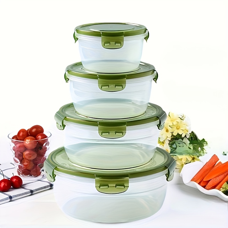 플라스틱 식품 보관 용기 4개, 도시락, 식당, 캠핑, - Home Cooking Food 리뷰 및 가격
