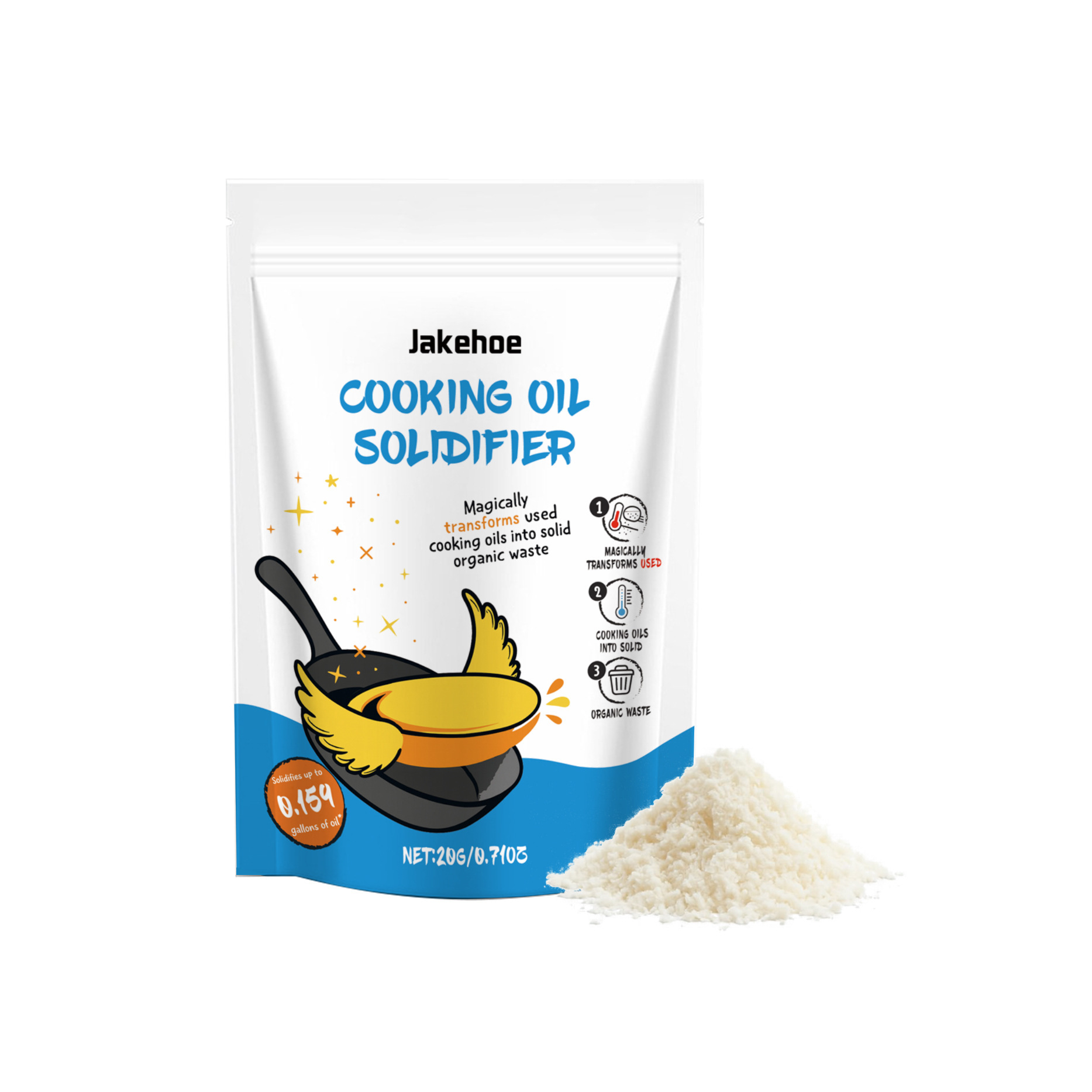 식용유 고형화제 간편 기름 고형화 파우더 다용도 기름  - Home Cooking Oil Disposal 리뷰 및 가격