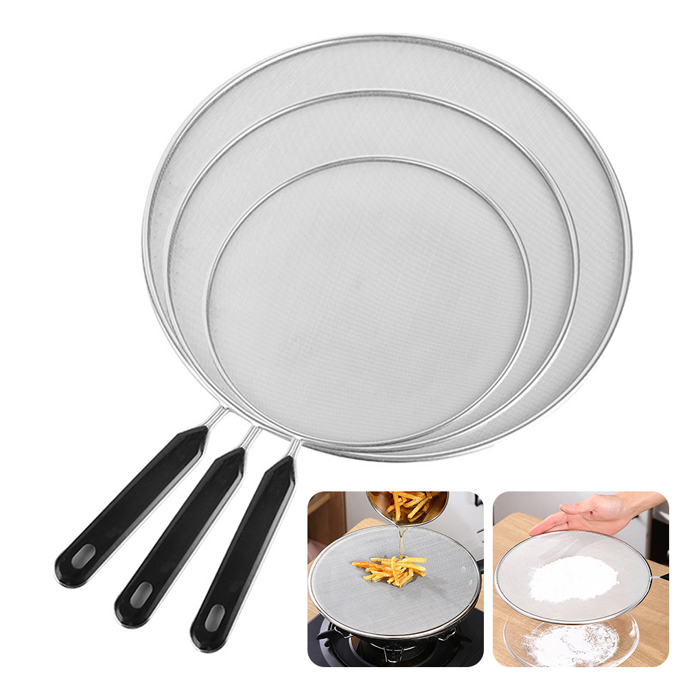 19-33cm 스테인레스 스틸 오일 튄 스크린 프라이팬 - Dosa Pan Iron 리뷰 및 가격