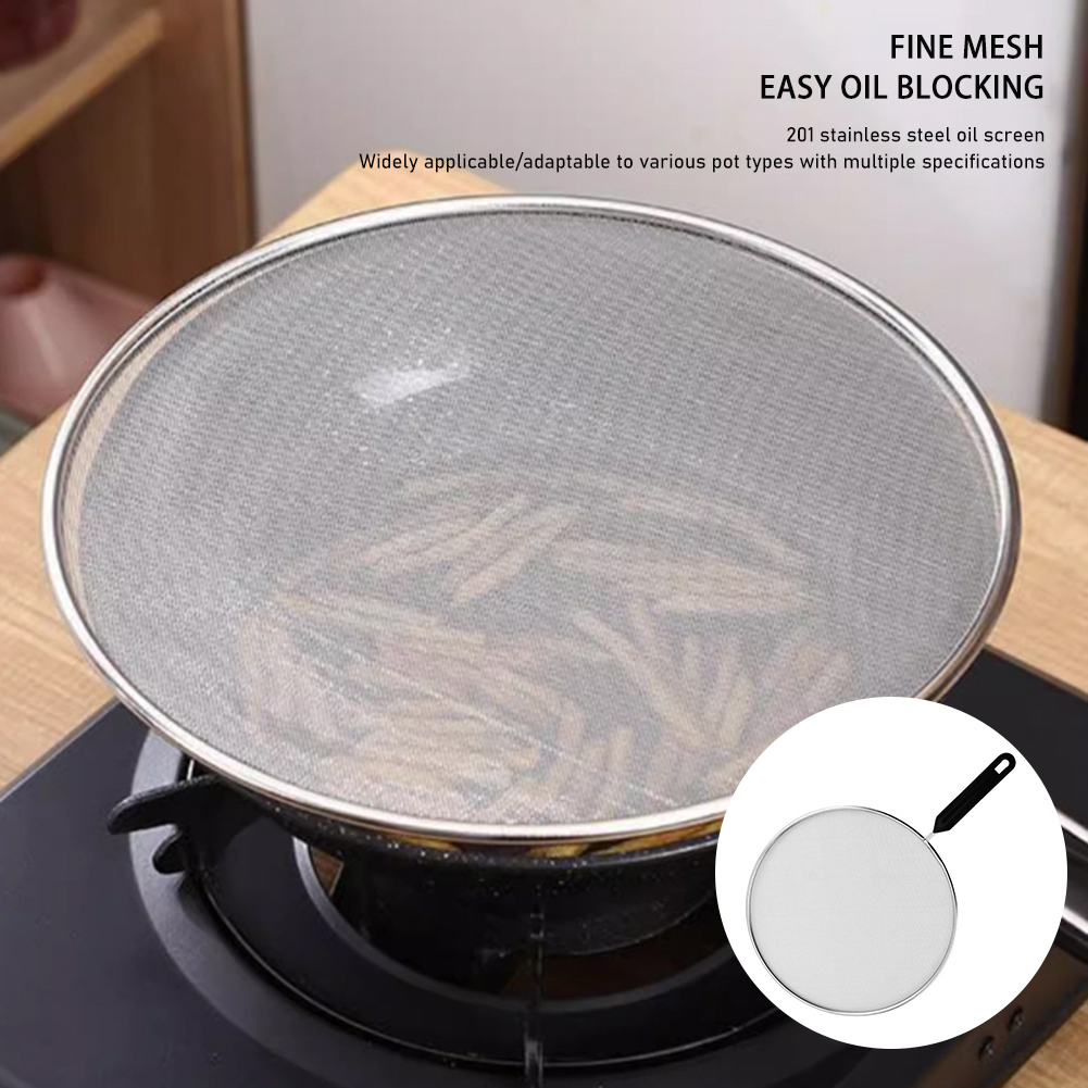 19-33cm 스테인레스 스틸 오일 튄 스크린 프라이팬 - Dosa Pan Iron 리뷰 및 가격