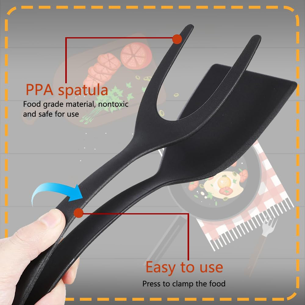 2 in 1 그립 플립 스패츌라 클램프 계란 팬케이크  - Home Cooking In French 리뷰 및 가격