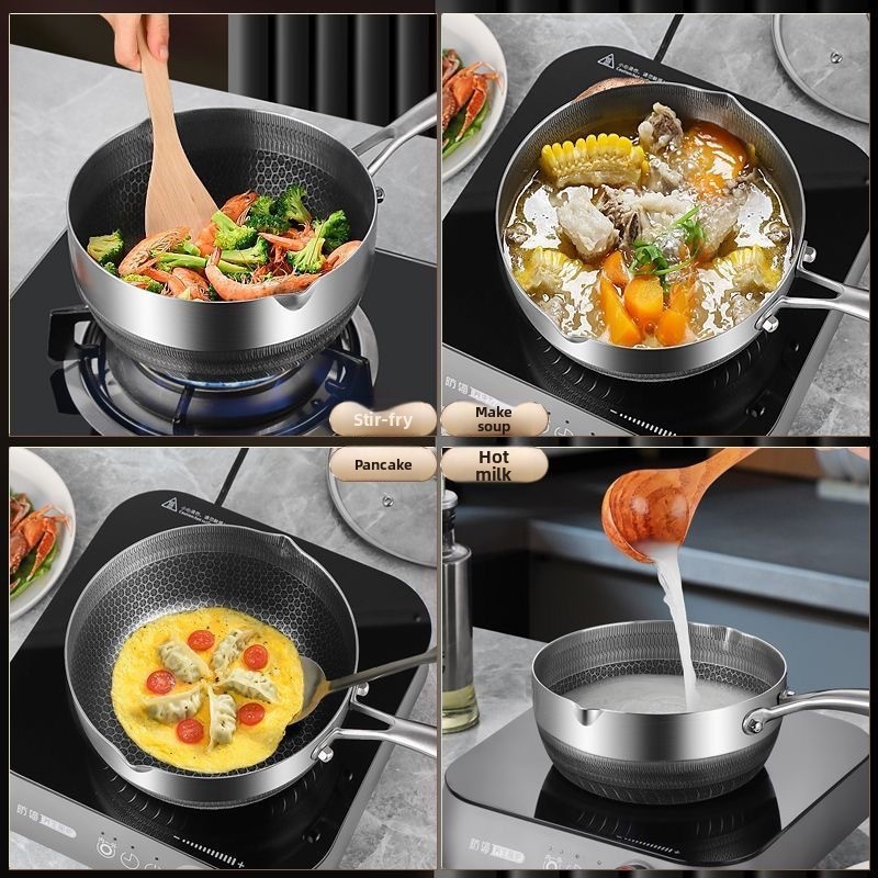 316 스테인리스 스틸 일본식 스노우 플랫 팬 논스틱  - Home Cooking Japanese Food 리뷰 및 가격