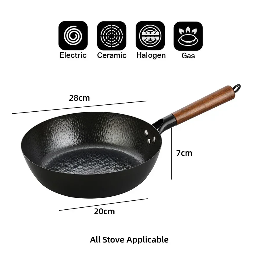코팅 없는 고급 다리미 웍 팬, 가정용 요리 냄비, 더 - Dosa Pan Iron 리뷰 및 가격