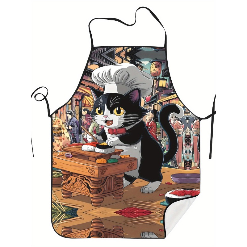 재미있는 스시 요리사 고양이 만화 주방 앞치마 일본 음 - Home Cooking Japanese Food 리뷰 및 가격